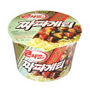 ●ジャジャン味噌(甘味噌)味の可愛いラーメンです♪【韓国食品・韓国ラーメン】　農心　チャパゲティカップラーメン　123g