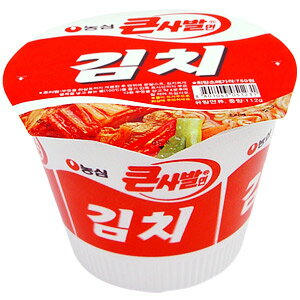【韓国食品・韓国ラーメン】農心　キムチカップラーメン(大)　112g●炒めたキムチを使ったキムチチゲスープの味が手軽に味わえます。