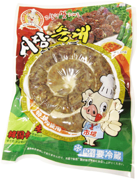 【韓国食品・豚足】 市場スンデ250g　〔クール便〕