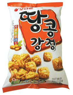 【韓国食品・お菓子】 オリオン　タンコンガンジョン　88gピーナッツ味のスナック