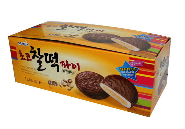 【韓国食品・お菓子】 サムジン　もちチョコパイ　372g