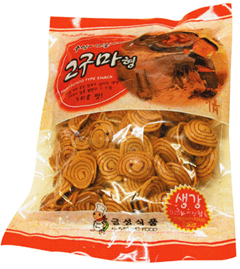 【韓国食品・お菓子】 サツマイモ型のお菓子　220g