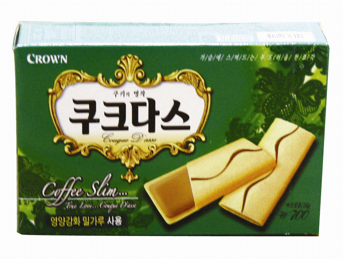 【韓国食品・お菓子】　クラウン　ククダス　コーヒー　64g正統ソフトビスケット