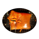 【自家製】屋台ポチャ BBQ・味付・豚皮 1kg★クール便選択対象商品★