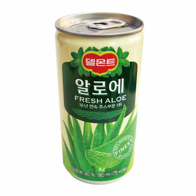 「デルモンテ」アロエジュース「缶」180ml■韓国食品■韓国/韓国飲料/韓国飲み物/韓国ジュース/飲...:kangurume:10000161