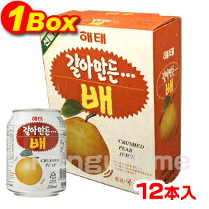 「ヘテ」すりおろし梨ジュース「缶」238ml×12本【1BOX】■韓国食品■韓国/韓国飲料/韓国飲み物/韓国ジュース/飲み物/飲料/ジュース/ソフトドリンク/ドリンク/激安