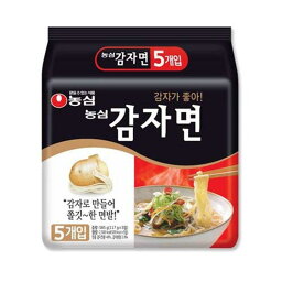 ジャガイモ麺　★★【5個SET】■韓国食品■輸入食品■輸入食材■韓国食材■韓国料理■韓国お土産■韓国ラーメン■じゃがいもラーメン■じゃが芋麺■非常食■防災用■防災グッズ■乾麺■<strong>インスタントラーメン</strong>■ラーメン【YDKG-s】【SBZcou1208】★