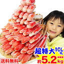 超特大10L〜9L生ずわい蟹半むき身満足セット 4kg超[剥...