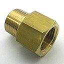黄銅製NPT変換継手オスメス同径NPT変換ソケットRオネジ×NPTメネジNRC-0404 | R1/4×NPT1/4(mm)【あす楽対応_甲信越】【あす楽対応_関東】【あす楽対応_北陸】【あす楽対応_東海】【あす楽対応_近畿】【あす楽対応_中国】
