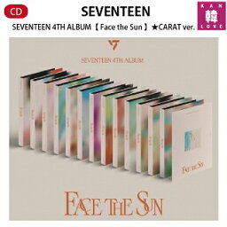 【おまけ付き】SEVENTEEN正規4集アルバム★CARAT ver.【 Face the Sun 】(バージョンランダム)セブンティーンSVTセブチ/おまけ：生写真+<strong>トレカ</strong>(8809848755309-01)