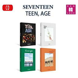 【おまけ付き】 SEVENTEEN 2ND ALBUM ‘TEEN, AGE’バージョンランダム(WHITE、GREEN、ORANGE、Rs ver.)セブンティーン/おまけ：生写真1+<strong>トレカ</strong>1(8804775085253-1)