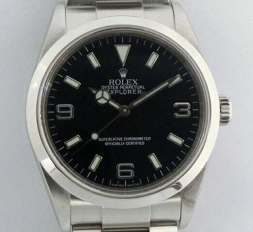 メンズ時計　ROLEX　ロレックス　エクスプローラー1　　114270（M番）2007年頃　オーバーホール済み質屋出店★あんしん販売★USED-A　新品仕上げ済み