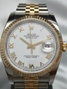 ★質屋かんてい局 還元セール!★ROLEX ロレックスデイトジャストホワイトローマン 116233(USED-A)
