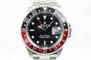 ROLEX ロレックス GMTマスターII 16710 P番 GMT 自動巻き デイト SS ステンレススチール 赤黒ベゼル ブラック