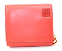 LOEWE ロエベ 二つ折り財布 折りたたみ ファスナー ジ...