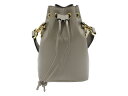 FENDI ミニモントレゾール 8BS010 グレージュ レザー レディース ショルダーバッグ ハンドバッグ 2WAY 小さめ グレー ベージュ プレゼント包装可 【中古】