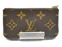 【中古☆】 LOUISVUITTONポシェット・クレ M62650 モノグラム コーティングキャンバス レディース メンズ ユニセックス モノグラム コインケース 小銭入れ 中古 使いやすい 人気 【中古】