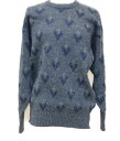 dunhill ニット長袖 ブルー系 メンズ 人気 ブランド 服【中古】
