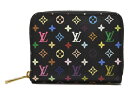 【人気☆】 LOUIS VUITTONジッピーコインパース M93740 モノグラム/マルチカラー/ブラック コーティングキャンバス 小銭入れ ミニ財布 おしゃれ シンプル 人気 生産終了 廃盤 レディース プレゼント包装可 【中古】