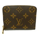 【布袋あり】LOUIS VUITTON ルイヴィトン ジッピーコインパース M60067 コインケース カードケース ラウンドファスナー モノグラム ブラウン ゴールド金具 メンズ レディース ユニセックス 人気 プレゼント包装【中古】新居浜店
