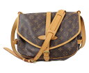 LOUIS VUITTON M42256 ソミュール30モノグラム キャンバスショルダーバッグ クロスバッグ【中古】