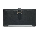 未使用 HERMES エルメス ベアンスフレ シェーブル ブラック 黒 長財布 コインケース 小銭入れ SV金具 シール付き ブランド 管理RY20003015