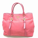 PRADA プラダ テスート 2WAYショルダーバッグ ハンドバッグ ナイロン ピンク ゴールド金具 レディース ギャラなし 中古 管理HS10006