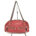 GUCCI グッチ 152462 493492 シェリー チェーンミニボストンバッグ レザー レッド ブラック レディース ワンショルダーバッグ 管理HS18108