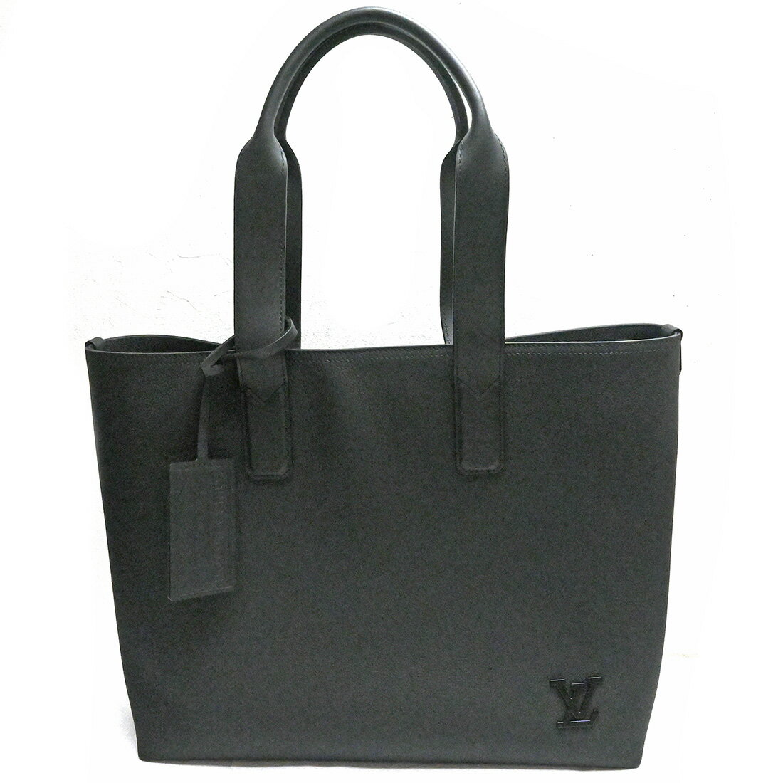Louis Vuitton【ルイ・ヴィトン】パイロット・トート　M24771　アエログラム　ノワール　ブラック　レザー　2025年購入　メンズ【中古】【松戸】