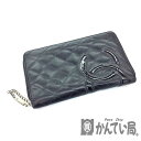 【K】【CHANEL】【シャネル】ラウンドジップウォレット A26710 ブラック カンボンライン レディース 女性 メンズ 男性 定番 中古【質屋かんてい局鹿沼店】31015599310-6K
