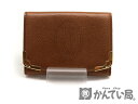 CARTIER【カルティエ】 L3000813 マルチェロ 小銭入れ付カードケース ブラウン系 メンズ レディース 【中古】 USED-SS/未使用展示品【中古】 質屋 かんてい局茜部店 a17-3341
