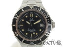 OMEGA【オメガ】 2850.50 シーマスター SSステンレススチール メンズ レディース 電池式 クォーツ 防水 黒文字盤 B k173239
