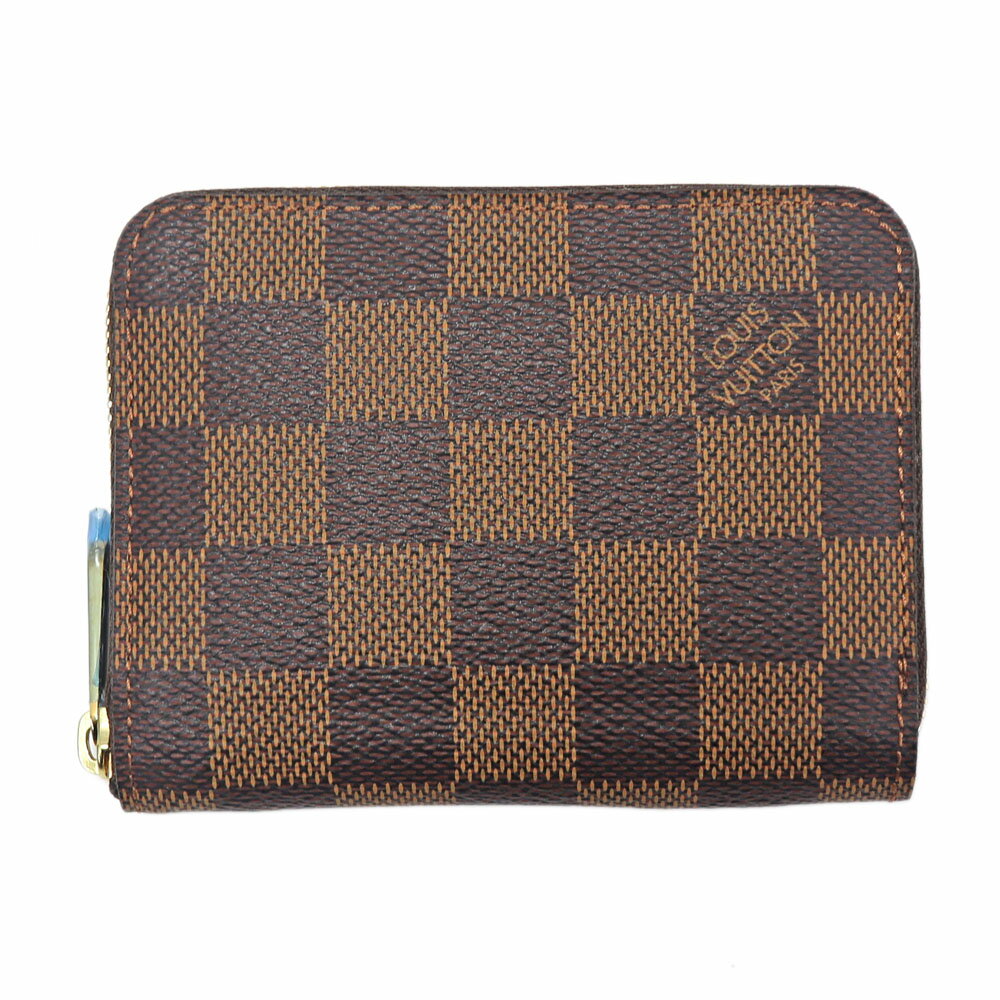 ルイヴィトン Louis Vuitton N63070 ジッピーコインパース 小銭入れ ユニセックス ダミエキャンバス ブラウン【中古】