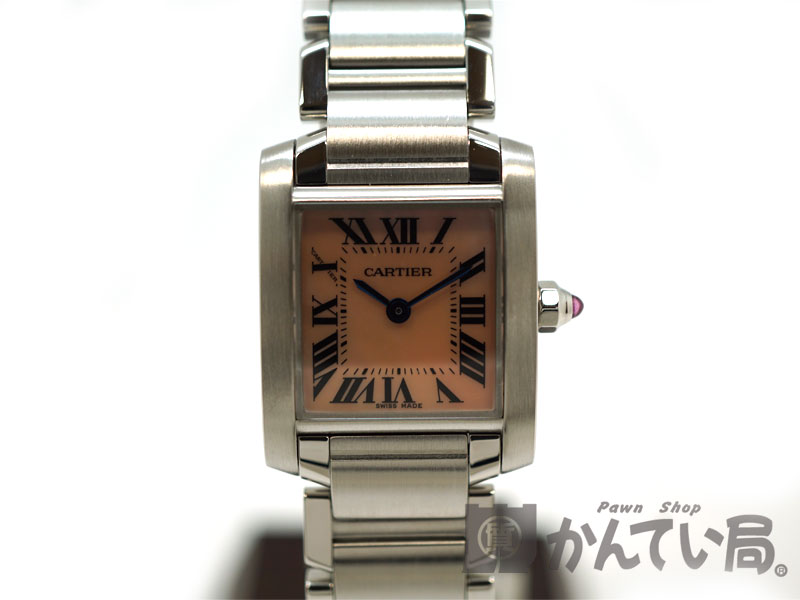 CARTIER【カルティエ】 W51028Q3 タンクフランセーズSM クォーツ SS レディース A n173727