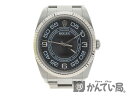 ROLEX【ロレックス】116034 オイスターパーペチュアル ステンレス ホワイトゴールド ブラックコンセトリックアラビア文字盤A n174442