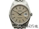 ROLEX【ロレックス】16234 デイトジャスト T番 メンズ シルバー SS×WG SA n177335