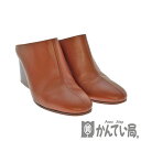 HERMES【エルメス】サボサンダル サンダル ブラウン系 ヒール レザー 革 レディース サイズ:35 約22cm【中古】USED-6 質屋かんてい局北名古屋店 n20-5735