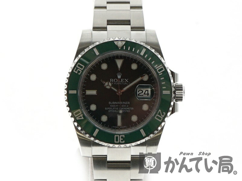 ROLEX【ロレックス】　116610LV　サブマリーナデイト　緑　グリーン　メンズ　自動巻　SA　n176624