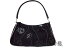 PRADA【プラダ】B11035 セミ ワン ショルダー バッグ バラ フラワー ブラック 黒 ナイロン レザー レディース 【中古】USED-B 質屋 かんてい局小牧店 c17-1383