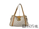 LOUIS VUITTON【ルイヴィトン】N42220 ストレーザPM ダミエ キャンバス アズール ホワイト ショルダー バッグ 鞄 レディース 肩掛け ゴールド金具【中古】 USED-6 質屋 かんてい局 小牧店 c19-2551