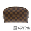 LOUIS VUITTON 【ルイ・ヴィトン】 N47516 ポシェット・コスメティック 化粧ポーチ ダミエ キャンバス エベヌ ブラウン系 【中古】USED-8 質屋 かんてい局 小牧店 c3100314028500257