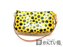 LOUIS VUITTON【ルイ・ヴィトン】 M91429 ポシェット・アクセソワール アクセサリーポーチ ヴェルニ キャンバス ジョーヌ イエロー系×ブラック系 草間彌生 LV USED-8【中古】 a19-8003 質屋 かんてい局茜部店