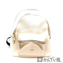 COACH【コーチ】F38288 バッグパック リュックサック ホワイト系 レザー 鞄【中古】 USED-6 A2002082 質屋 かんてい局茜部店