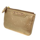 LOUIS VUITTON【ルイ・ヴィトン】 M91763 ポシェットクレ コインケース モノグラムヴェルニ ベージュプードル ベージュ系 USED-6【中古】 A22-3369 質屋 かんてい局茜部店