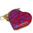 LOUIS VUITTON【ルイヴィトン】 M90132 ポルトモネクール 小銭入れ ハート型 モノグラムヴェルニ スイートモノグラム ローズアンディアン 紫/パープル系 赤/レッド系 LV レディース【中古】USED-6 質屋 かんてい局茜部店 A23-613
