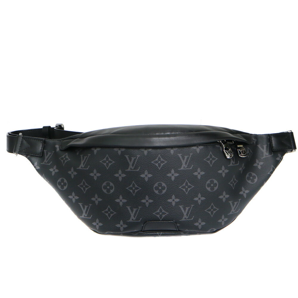 ルイヴィトン Louis vuitton M44336 ディスカバリー・バムバッグ ボディバッグ モノグラムエクリプス ブラック メンズ【中古】