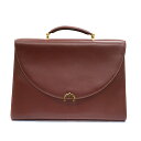 Cartier【カルティエ】ビジネスバッグ ボルドー かばん ブリーフケース 仕事鞄 ハンドバッグ メンズ ゴールド金具【中古】USED-8 質屋 かんてい局北名古屋店 n21-4600