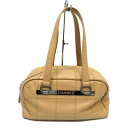 【値下げ】CHANEL【シャネル】 チョコバーボストンバッグ キャビアスキンレザー ベージュ レディース 鞄 【中古】 USED-6 質屋 かんてい局細畑店 h2106143