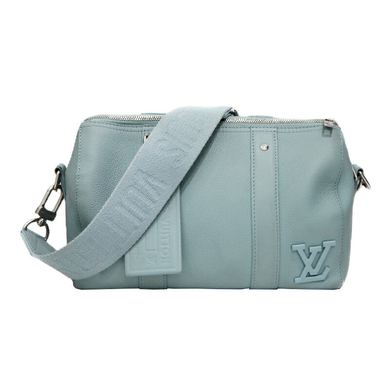 ルイヴィトン Louis Vuitton M23725 シティ・キーポル ショルダーバッグ レディース メンズ ブルーヌアージュ 【中古】