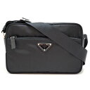 PRADA【プラダ】1BC167 ショルダーバッグ 鞄 かばん ナイロン 三角 トライアングル ロゴ ブラック レディース メンズ【中古】USED-8 質屋かんてい局北名古屋店 n22-2945